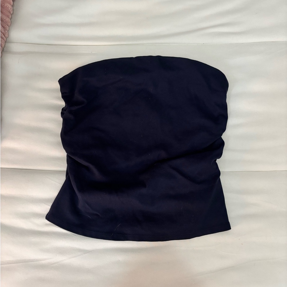 Navy tube top